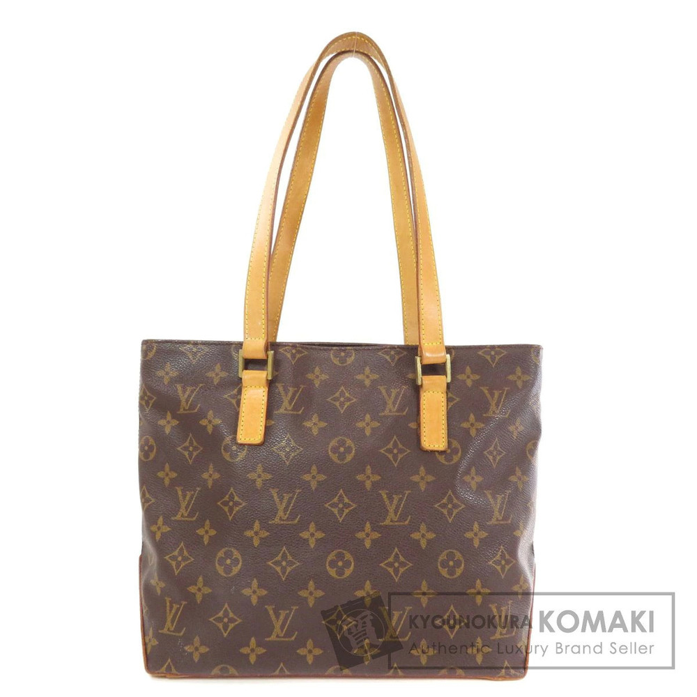 Louis Vuitton Cabas Piano Monogram Canvas Shoulder Tote Bag Brown